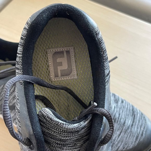 FootJoy FJ Women's Leisure Spike Less SuperFlex Golf Shoes Sz 8.5 Charcoal Gray - Picture 4 of 9